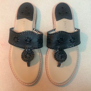 Jack Rogers black flats
